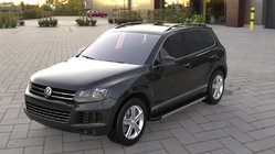 Volkswagen Touareg 2010–2018 Duru sivuastinlaudat (2 kpl, alumiini) kuva 3