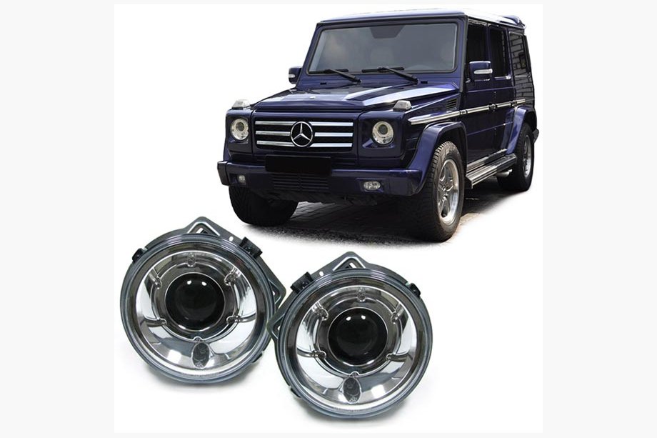 Mercedes G class W463 1990–2018 Etupäävalot (pieni tyyppi, 1989-2006) Image