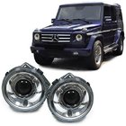 Mercedes G class W463 1990–2018 Etupäävalot (pieni tyyppi, 1989-2006) kuva 1