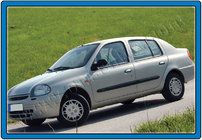 Renault Clio II 1998–2005 Ovenkahvojen suojat (ruostumaton teräs) 2 kpl, Carmos – turkkilaista terästä kuva 2