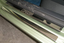 Seat Cordoba 2000–2009 Nataniko kynnyslistat (8 kpl, ruostumaton teräs) Vakio – Lohmann-teippi, 0,5 mm kuva 1