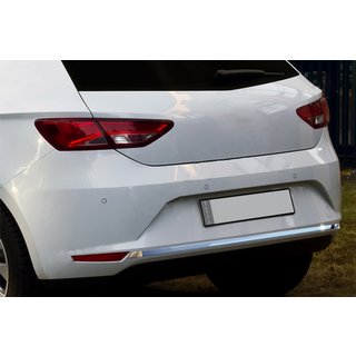 Puskurin reunalista (ruostumaton teräs) Seat Leon 2013–2020 kuva 1