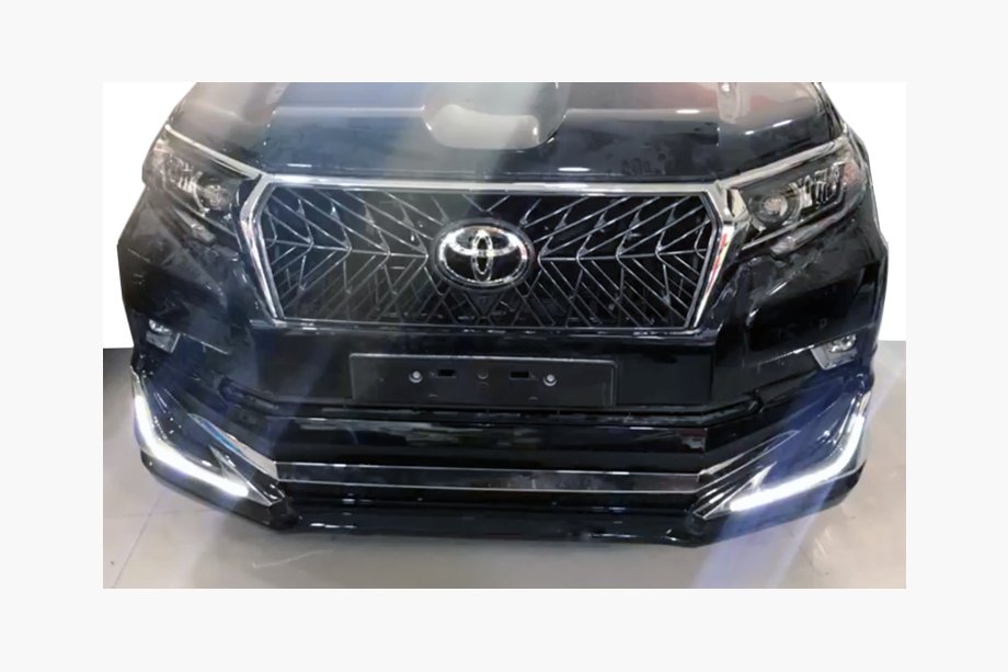 Toyota Land Cruiser Prado 150 2009–2023 Modelista V3-LED etu- ja takapuskurin lisäosat (2017-) Kuva 4