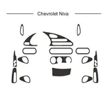 Chevrolet Niva 1998–2020 Kojelaudan suojukset (Hartman) kuva 1
