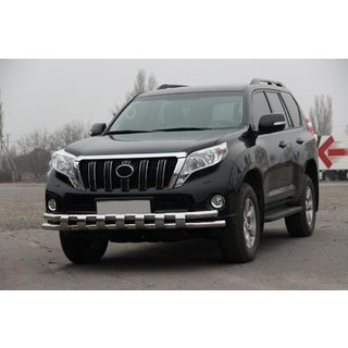 Etusuojakaari ST016-2 (ruostumaton teräs) Toyota Land Cruiser Prado 150 2009–2023 kuva 2