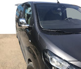 Opel Vivaro 2019– Sivupeilien kuoret (2 kpl, muovi) Musta kromi kuva 1