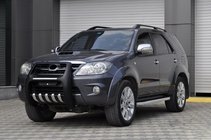 Toyota Fortuner 2006–2015 Sivuporrast RedLine Black (2 kpl, alumiini) kuva 2
