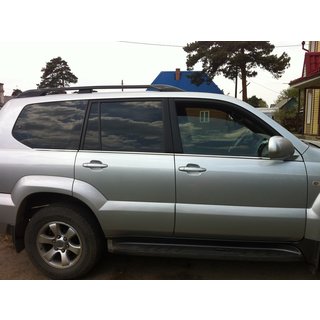 Ikkunoiden ulkoreunalistat (6 kpl, RST) Toyota Land Cruiser Prado 120 2002–2009 kuva 4