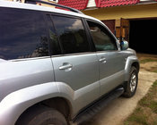 Toyota Land Cruiser Prado 120 2002–2009 Ikkunoiden ulkoreunalistat (6 kpl, RST) OmsaLine – italialainen ruostumaton teräs kuva 2
