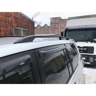 Mustat turkkilaiset kattokaiteet Toyota Land Cruiser Prado 120 2002–2009 kuva 4