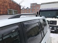 Toyota Land Cruiser Prado 120 2002–2009 Mustat turkkilaiset kattokaiteet Muoviset jalat kuva 4
