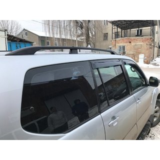 Mustat turkkilaiset kattokaiteet Toyota Land Cruiser Prado 120 2002–2009 kuva 3