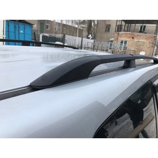 Mustat turkkilaiset kattokaiteet Toyota Land Cruiser Prado 120 2002–2009 kuva 2
