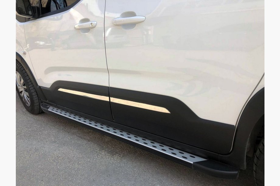 Peugeot Partner/Rifter 2019– Oven listasuojat (ruostumaton teräs) Image