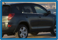 Toyota Rav 4 2006–2013 Ikkunankehyksen ulkolistat (4 kpl, ruostumaton teräs) OmsaLine – italialainen ruostumaton teräs kuva 5