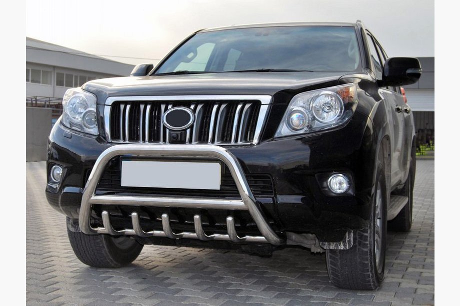 Toyota Land Cruiser Prado 150 2009–2023 Karjapuskuri WT003 (ruostumaton teräs) Image