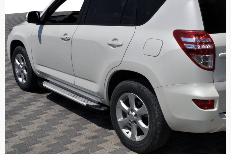 Toyota Rav 4 2006–2013 Sivukynnykset Allmond Grey (2 kpl, alumiini) Image