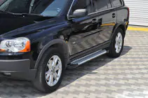 Volvo XC90 2002–2014 Allmond Grey -sivuporrassarja (2 kpl, alumiini) kuva 1