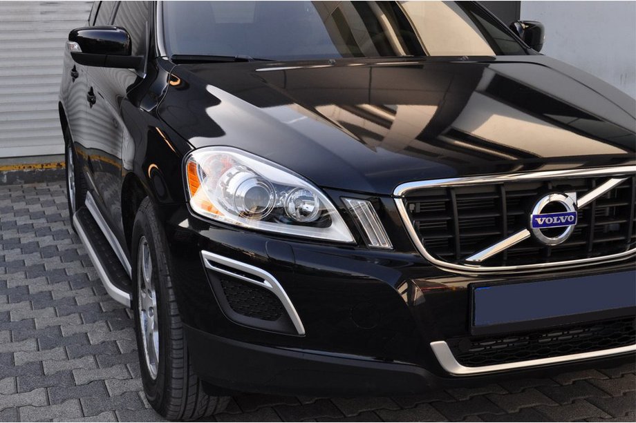 Volvo XC60 2009–2017 Fullmond sivuportaat (2 kpl, alumiini) Image