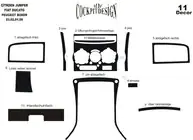 Citroen Jumper 1995–2006 Kojelaudan panelilistat (Meric, 2002-2006) kuva 6