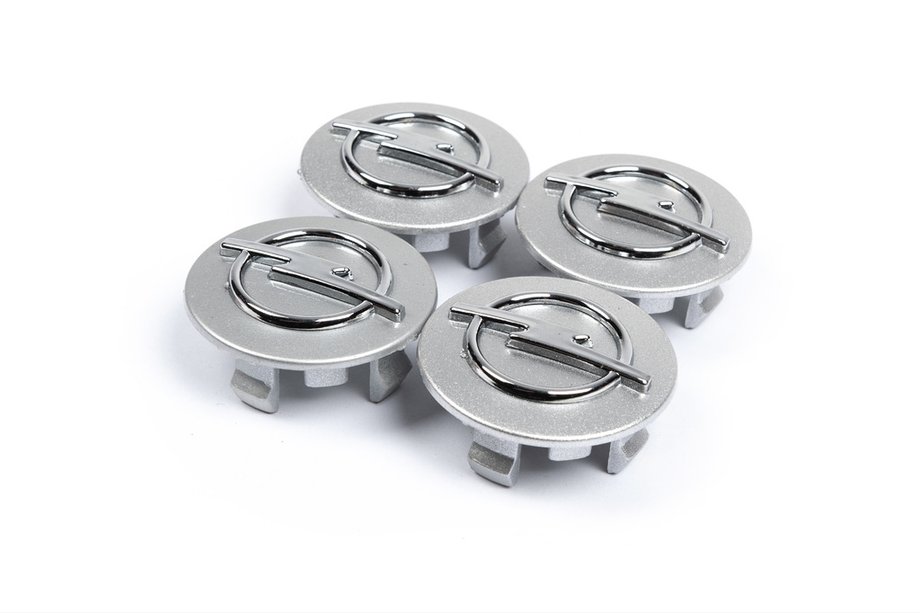 Opel Vanteiden keskiökupit 64/61 mm harmaat (4 kpl) Image