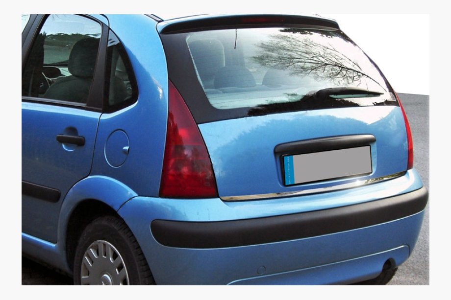 Citroen C-3 2002–2009 Takaluukun alareunan suojalista (ruostumaton teräs) Image