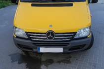 Mercedes Sprinter W901/902/903/904/905 1995–2006 Jäähdyttimen säleikön reunalistat (2002-2006, 5 osaa, ruostumaton teräs) kuva 3