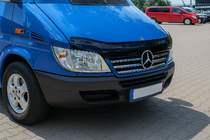 Mercedes Sprinter W901/902/903/904/905 1995–2006 Jäähdyttimen säleikön reunalistat (2002-2006, 5 osaa, ruostumaton teräs) kuva 1