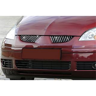 Jäähdyttimen säleikön listat (24 kpl, ruostumaton teräs) Mitsubishi Colt 2004–2012