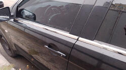 Mitsubishi Lancer X 2008– Ikkunoiden ulkoreunalistat (4 kpl, ruostumaton teräs) OmsaLine – italialainen ruostumaton teräs kuva 1