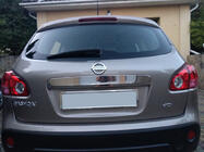 Nissan Qashqai 2007–2010 Rekisterikilven ylälista (ruostumaton teräs) Ilman painiketta, Carmos - turkkilaista terästä kuva 1