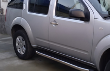 Nissan Pathfinder R51 2005–2014 Ovenkahvan kromisuojat (2 kpl, ruostumaton teräs) Sirulla, OmsaLine - italialaista ruostumatonta terästä kuva 4