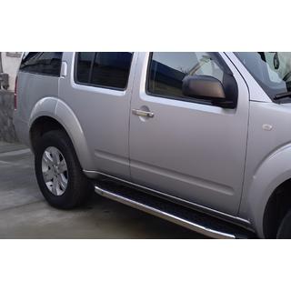Ovenkahvan kromisuojat (2 kpl, ruostumaton teräs) Nissan Pathfinder R51 2005–2014 kuva 4