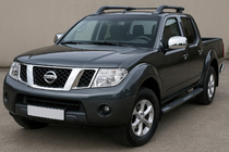 Nissan Navara 2006–2015 Sivupeilien kuoret (2 kpl, ruostumaton teräs) kuva 3