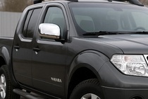 Nissan Navara 2006–2015 Sivupeilien kuoret (2 kpl, ruostumaton teräs) kuva 1