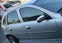 Opel Corsa C 2000–2006 Ovilistat (4 kpl, ruostumaton teräs) kuva 1