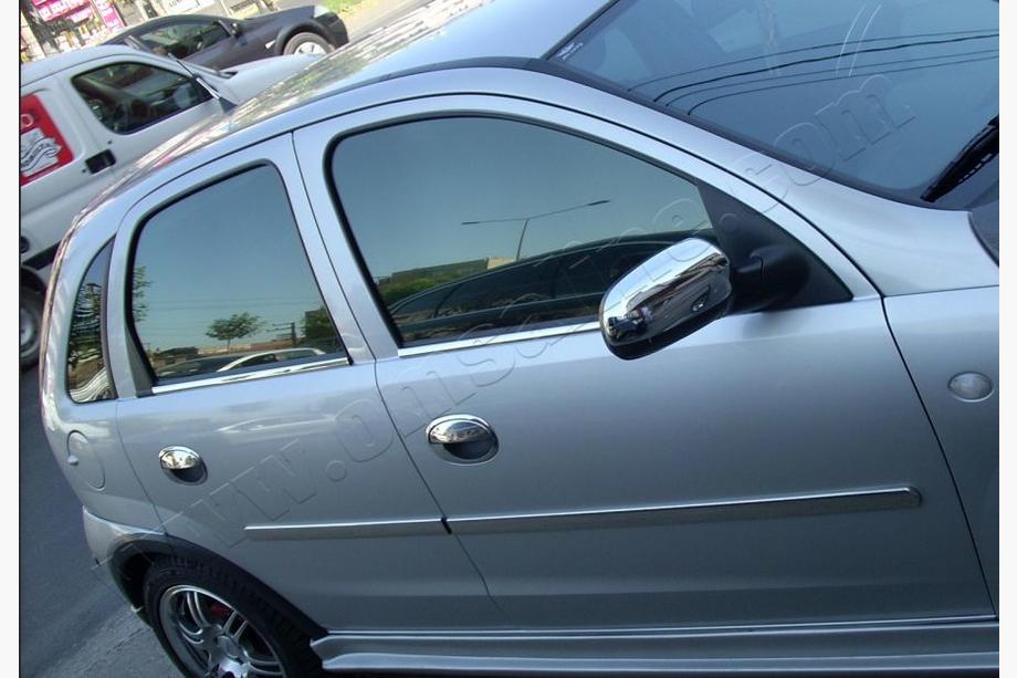 Opel Corsa C 2000–2006 Ovilistat (4 kpl, ruostumaton teräs) Image