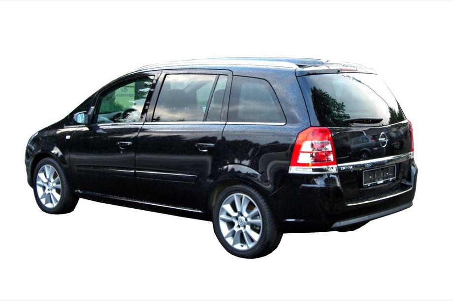 Opel Zafira B 2005–2011 Ikkunoiden ulkoreunalistat (8 osaa, ruostumaton teräs) OmsaLine – italialainen ruostumaton teräs Image