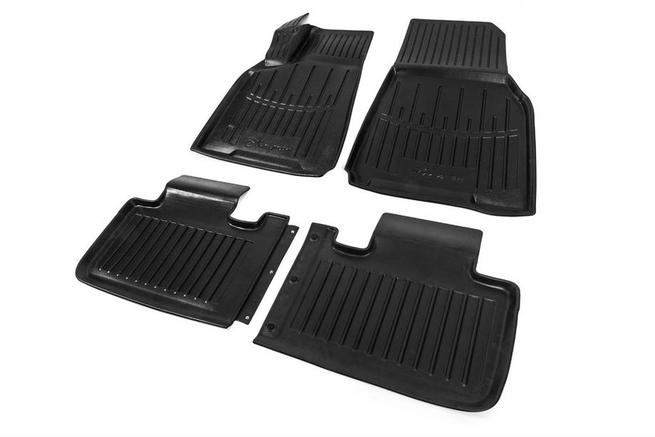 Tesla Model Y 2020– Stingray 3D lattiamattosarja (4 kpl, polyuretaani) Kuva 2