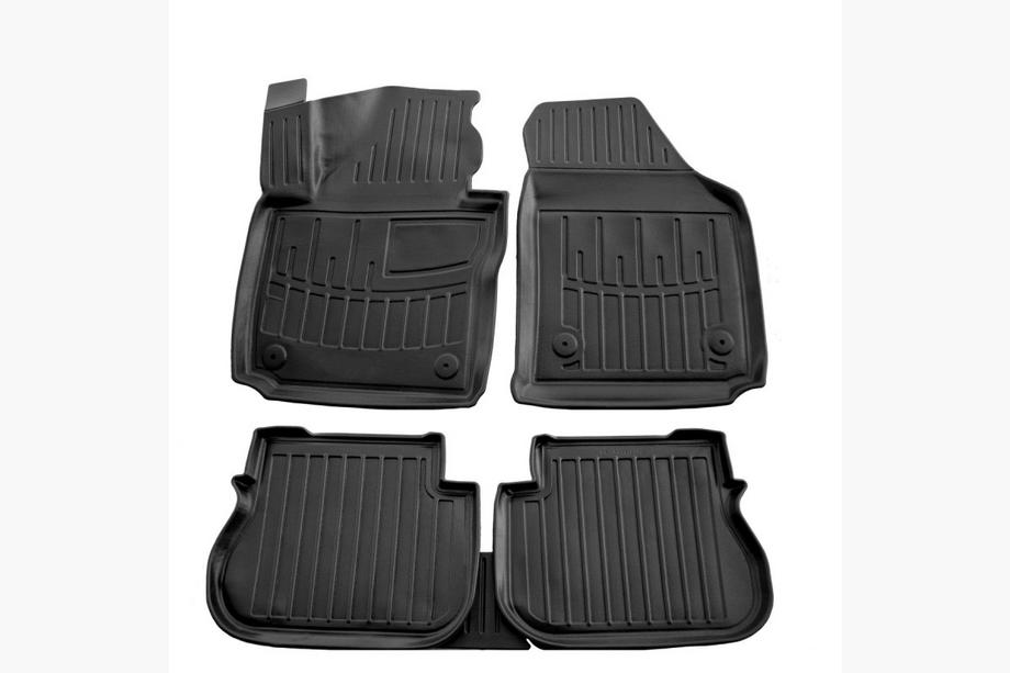 Volkswagen Caddy 2010–2015 Stingray 3D lattiamatot (4-ovinen) (5 kpl, polyuretaani) Image