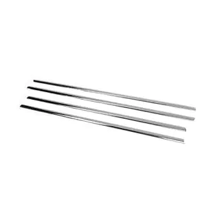 Alimmat ikkunalistat Black Chrome (4 kpl, ruostumaton teräs) Volkswagen Golf 7/E-Golf 2012–2020 kuva 4