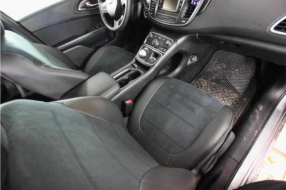 Chrysler 200 II 2014–2017 Istuinsuojasarja ekonahka+kangas+Alcantara Antara A001 (täysi sisustasarja) Kuva 3