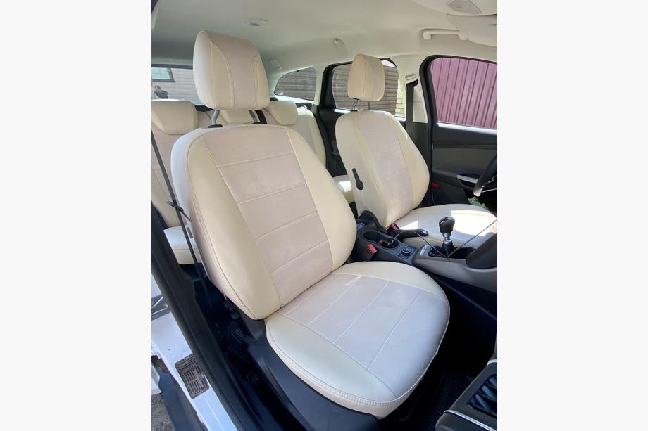Ford Focus III 2011–2017 Istuinpäälliset eco-nahka+kangas+antara Antara A099 (koko sisusta) Image
