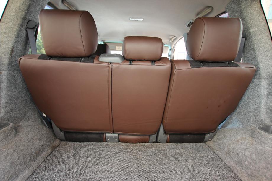 Toyota Land Cruiser Prado 120 2002–2009 Istuinsuojasarja keinonahka + kangas + Alcantara Antara A088 (täydellinen sisusta) Kuva 10
