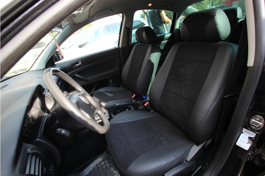 Volkswagen Passat B5 1997–2005 Istuinsuojasarja ekonahka+kangas+Alcantara Antara A001 (täysi sisustasarja) Image