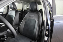Audi A4 B8 2007–2015 Istuinsuojasarja ekonahka+kangas+Alcantara Antara A001 (täysi sisustasarja) kuva 6