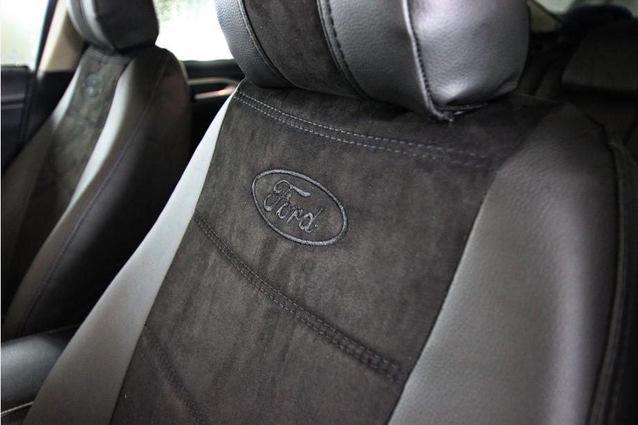Ford Fusion 2012–2020 Istuinsuojasarja ekonahka+kangas+Alcantara Antara A001 (täysi sisustasarja) Kuva 4