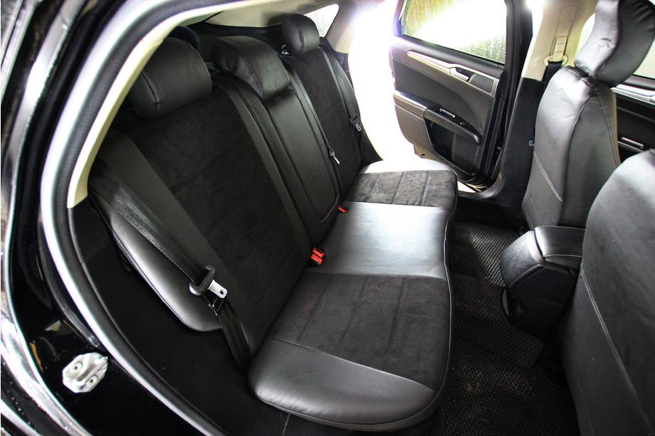 Ford Fusion 2012–2020 Istuinsuojasarja ekonahka+kangas+Alcantara Antara A001 (täysi sisustasarja) Kuva 2
