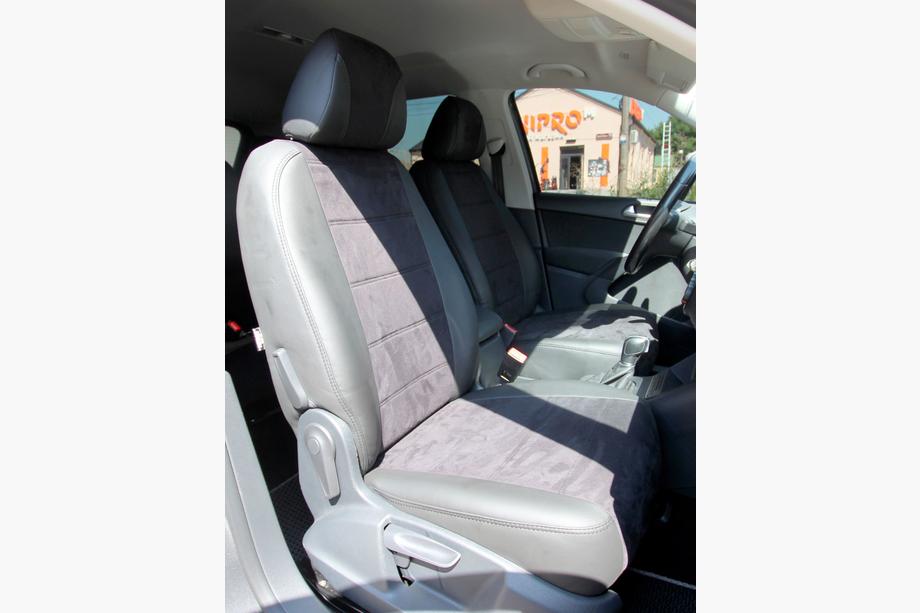 Volkswagen Tiguan 2016–2023 Istuinsuojasarja ekonahka+kangas+Alcantara Antara A001 (täysi sisustasarja) Kuva 5