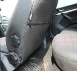 Skoda Octavia II A5 2010–2013 Istuinsuojasarja ekonahka+kangas+Alcantara Antara A001 (täysi sisustasarja) kuva 4
